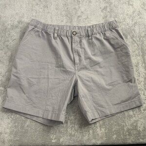 Chubbies Shorts Mens XL Gray Chino The Khakinators Above Knee Preppy Stretch
